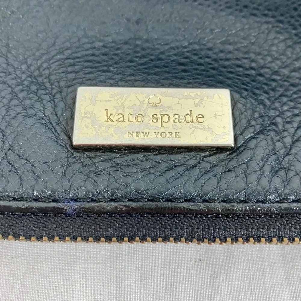 Kate Spade New York Highland Place Mini Maria Black Pebble Leather Crossbody Bag